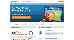 Desktop Screenshot of procredit.com